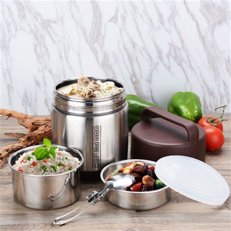 stainless steel hot lunch box|stainless steel lunch box containers.